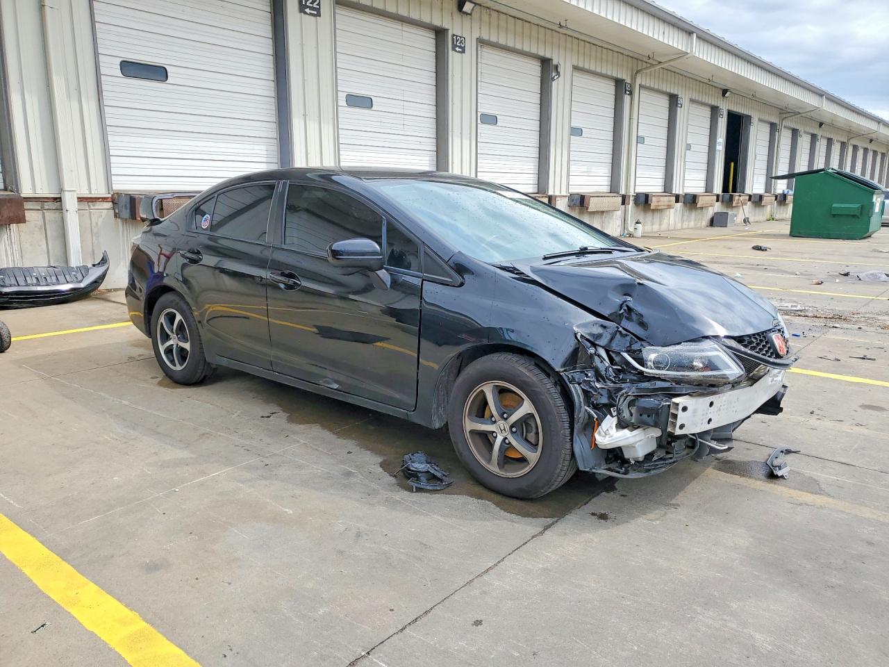 2015 Honda Civic Se Black vin: 19XFB2F7XFE278411