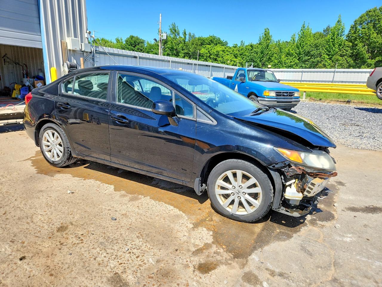 2012 Honda Civic Ex Black vin: 19XFB2F80CE001724