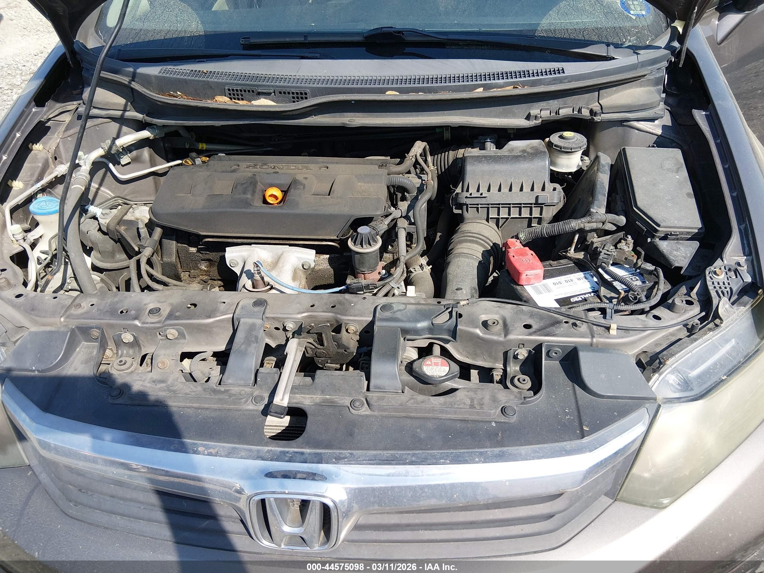 2012 Honda Civic Ex Brown vin: 19XFB2F80CE001870