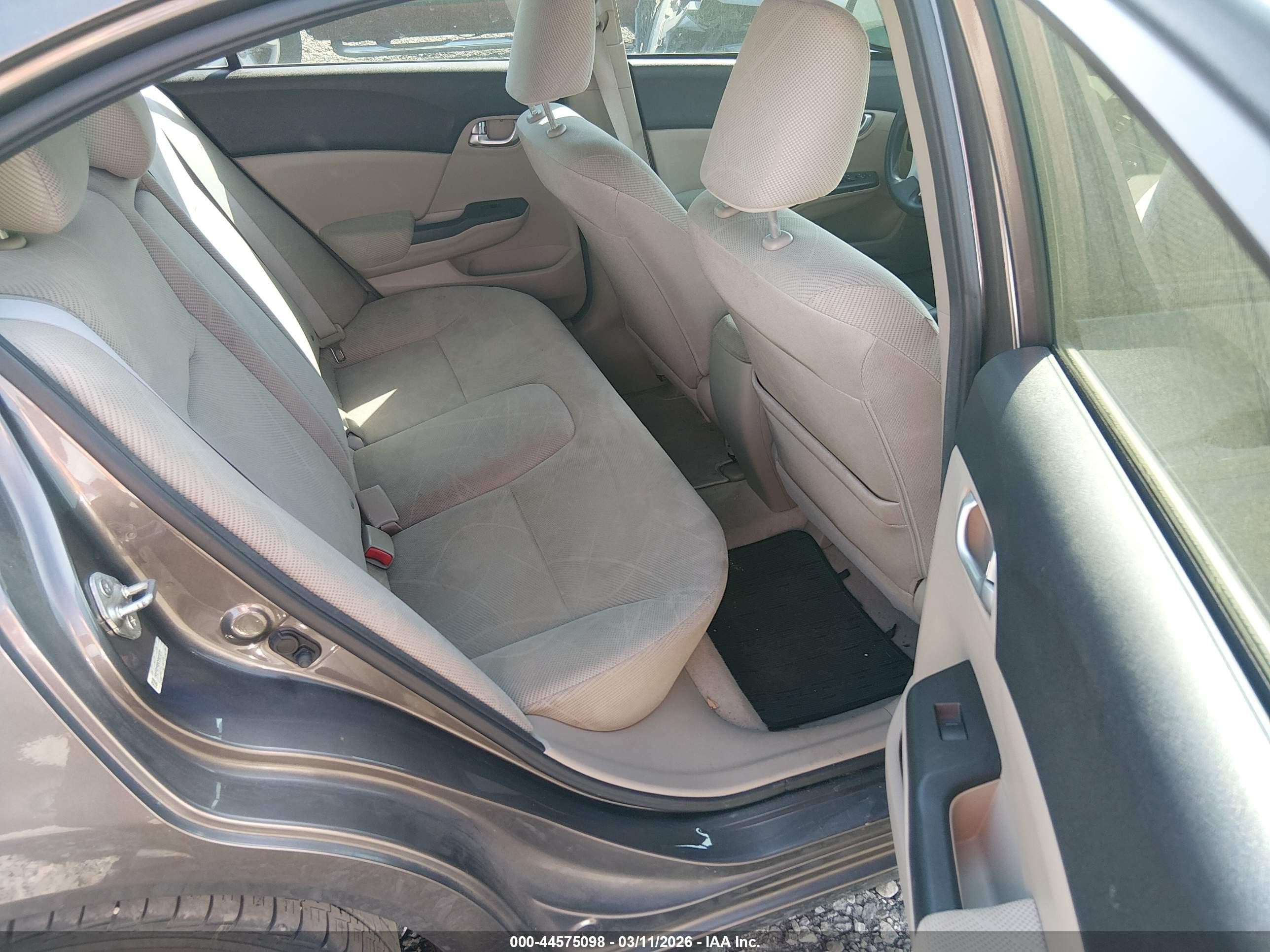2012 Honda Civic Ex Brown vin: 19XFB2F80CE001870