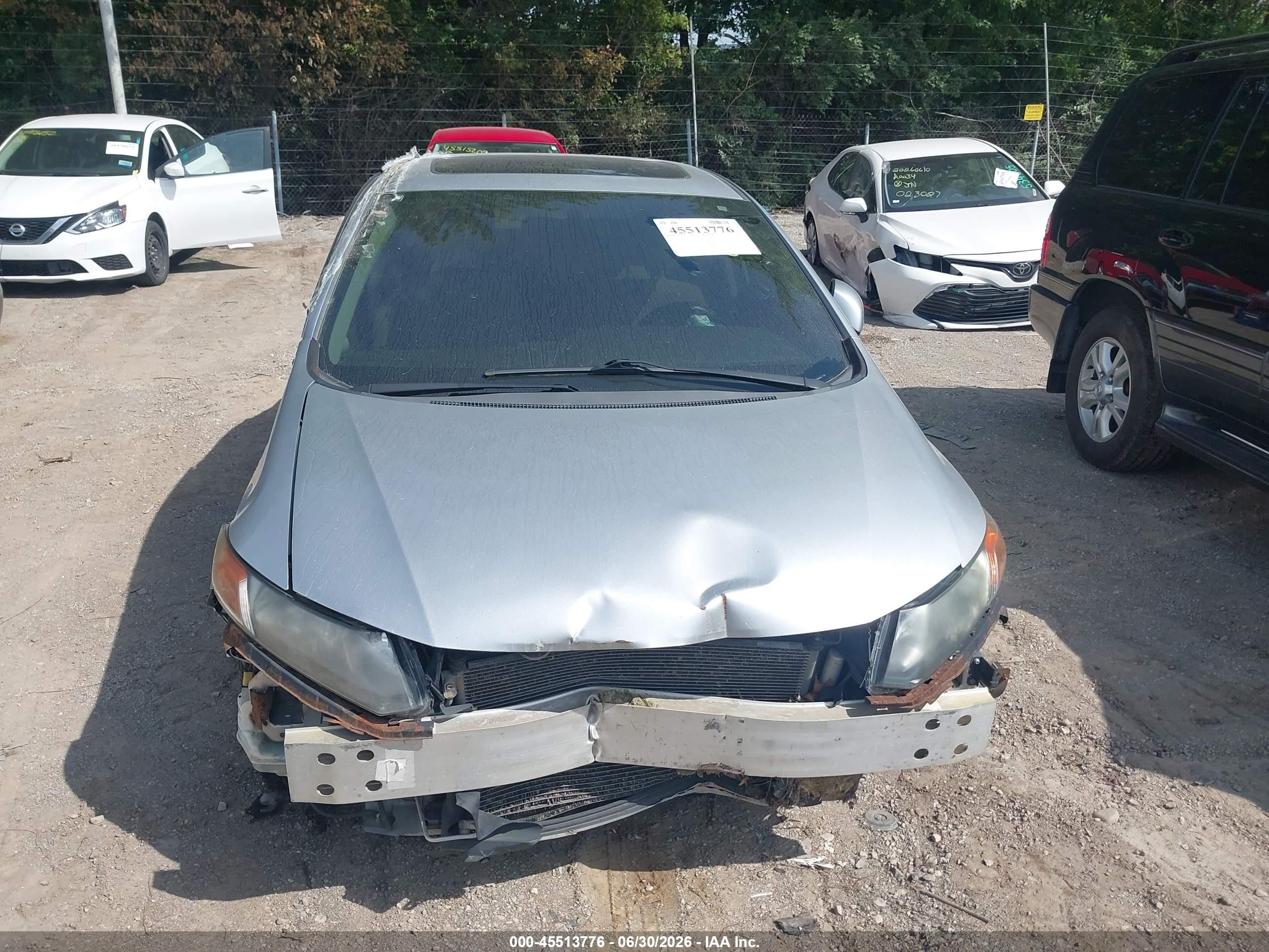 2012 Honda Civic Ex Silver vin: 19XFB2F80CE020757
