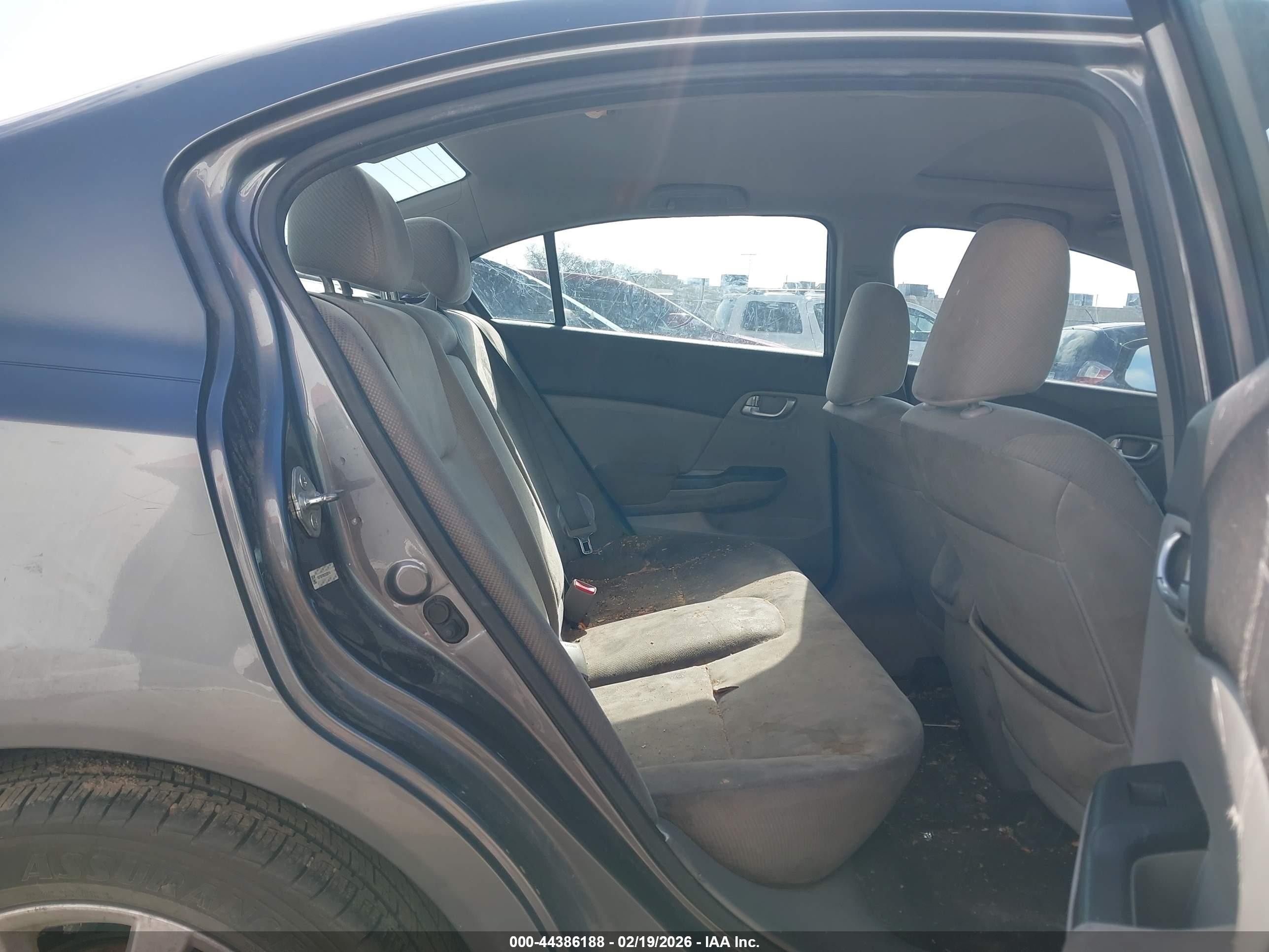 2012 Honda Civic Ex Gray vin: 19XFB2F80CE028714