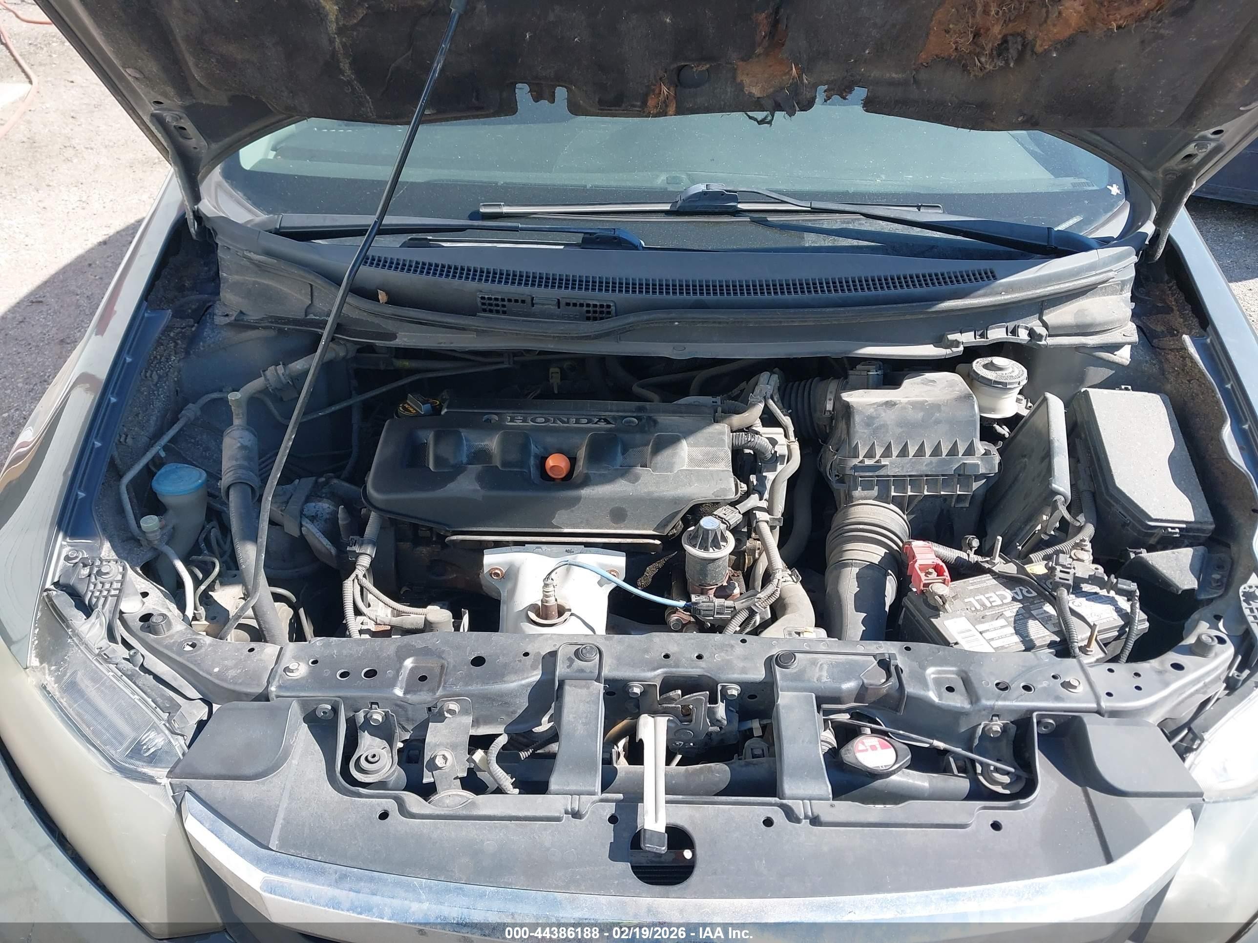 2012 Honda Civic Ex Gray vin: 19XFB2F80CE028714