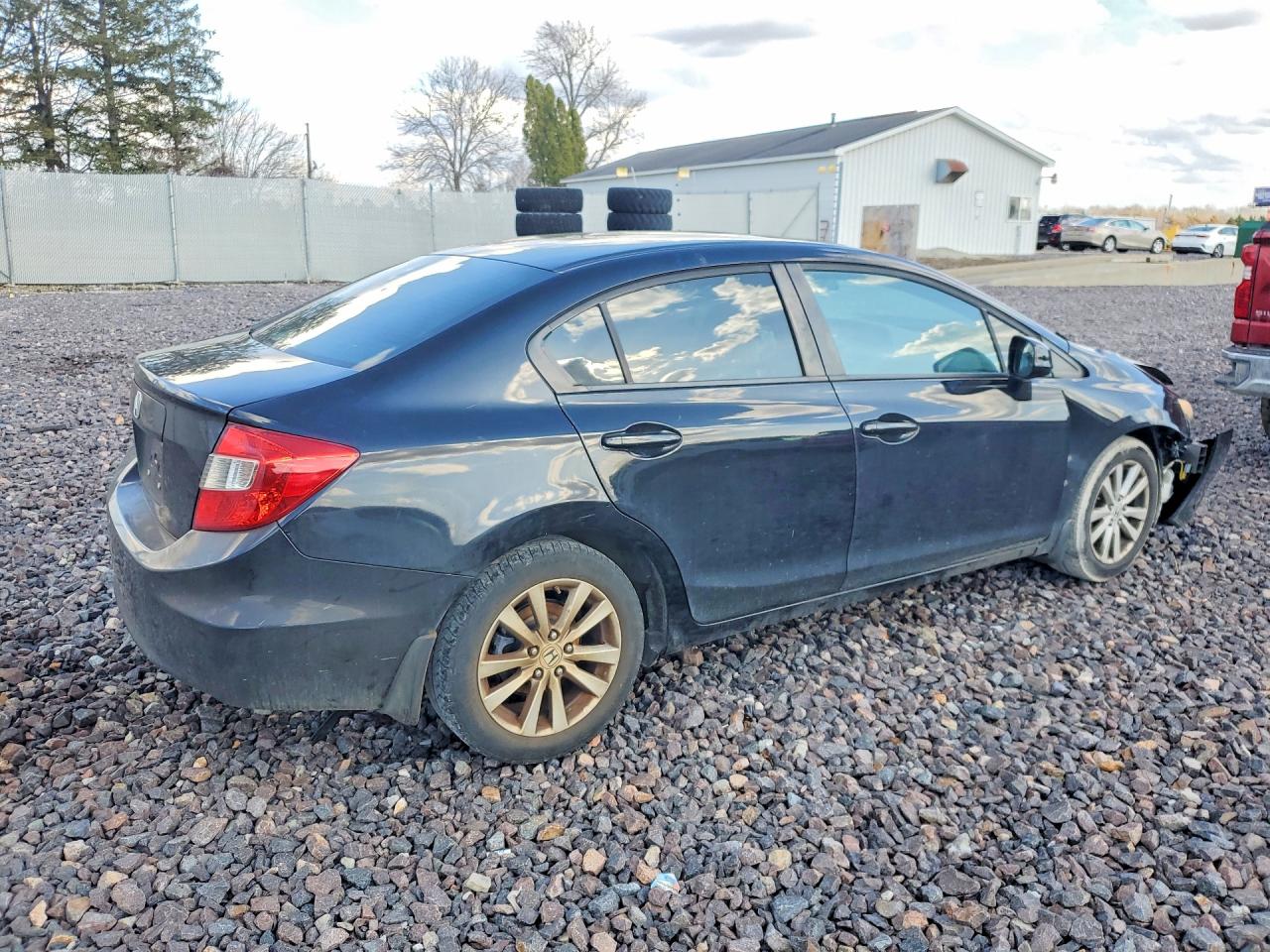 2012 Honda Civic Ex Black vin: 19XFB2F80CE100284