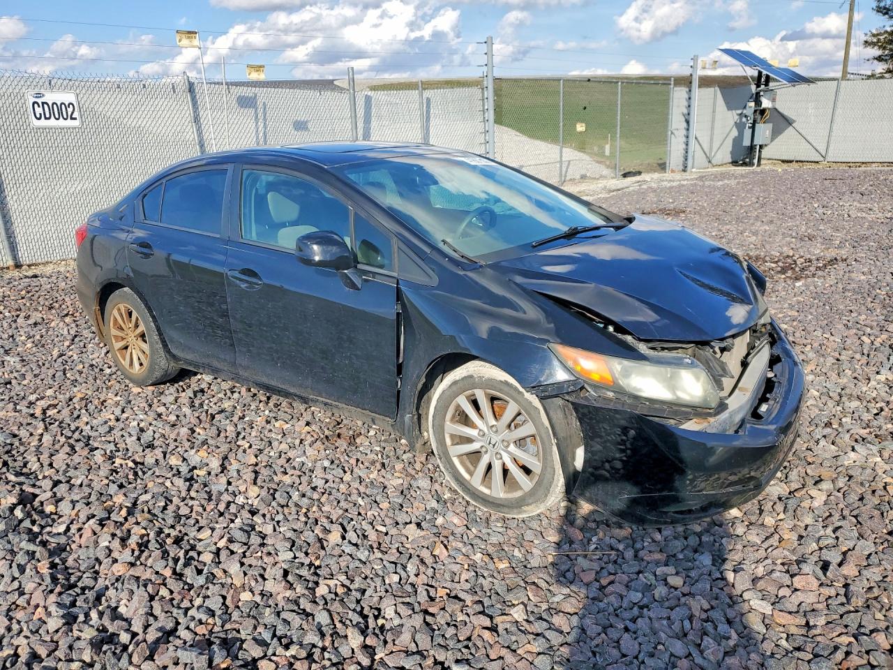 2012 Honda Civic Ex Black vin: 19XFB2F80CE100284