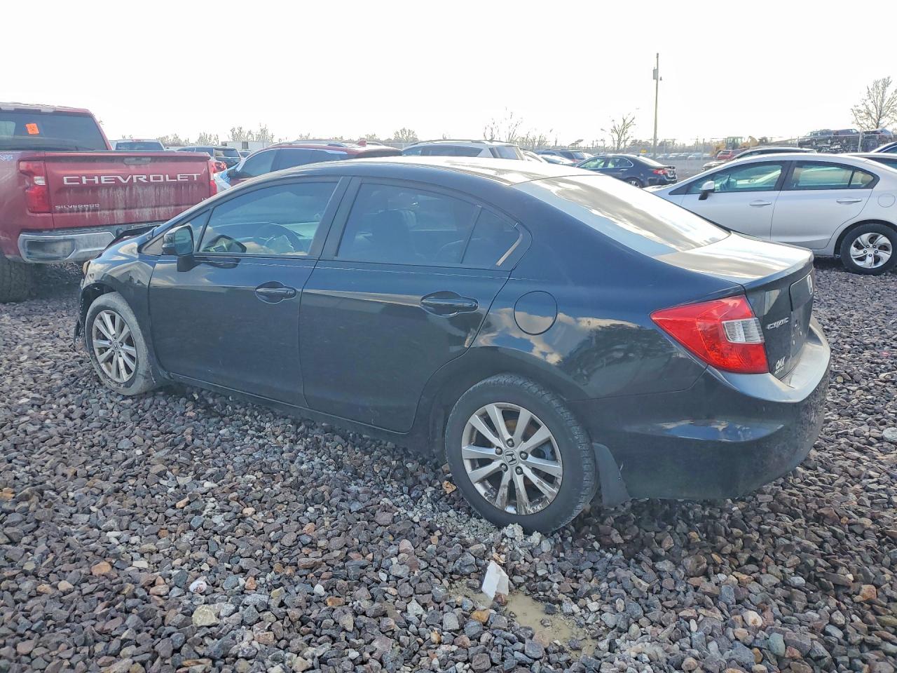 2012 Honda Civic Ex Black vin: 19XFB2F80CE100284