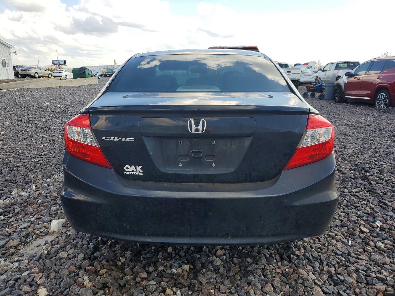 2012 Honda Civic Ex Black vin: 19XFB2F80CE100284
