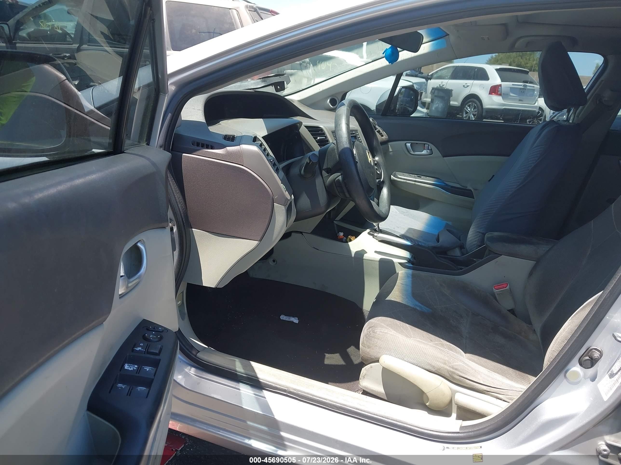 2012 Honda Civic Ex Silver vin: 19XFB2F80CE311467