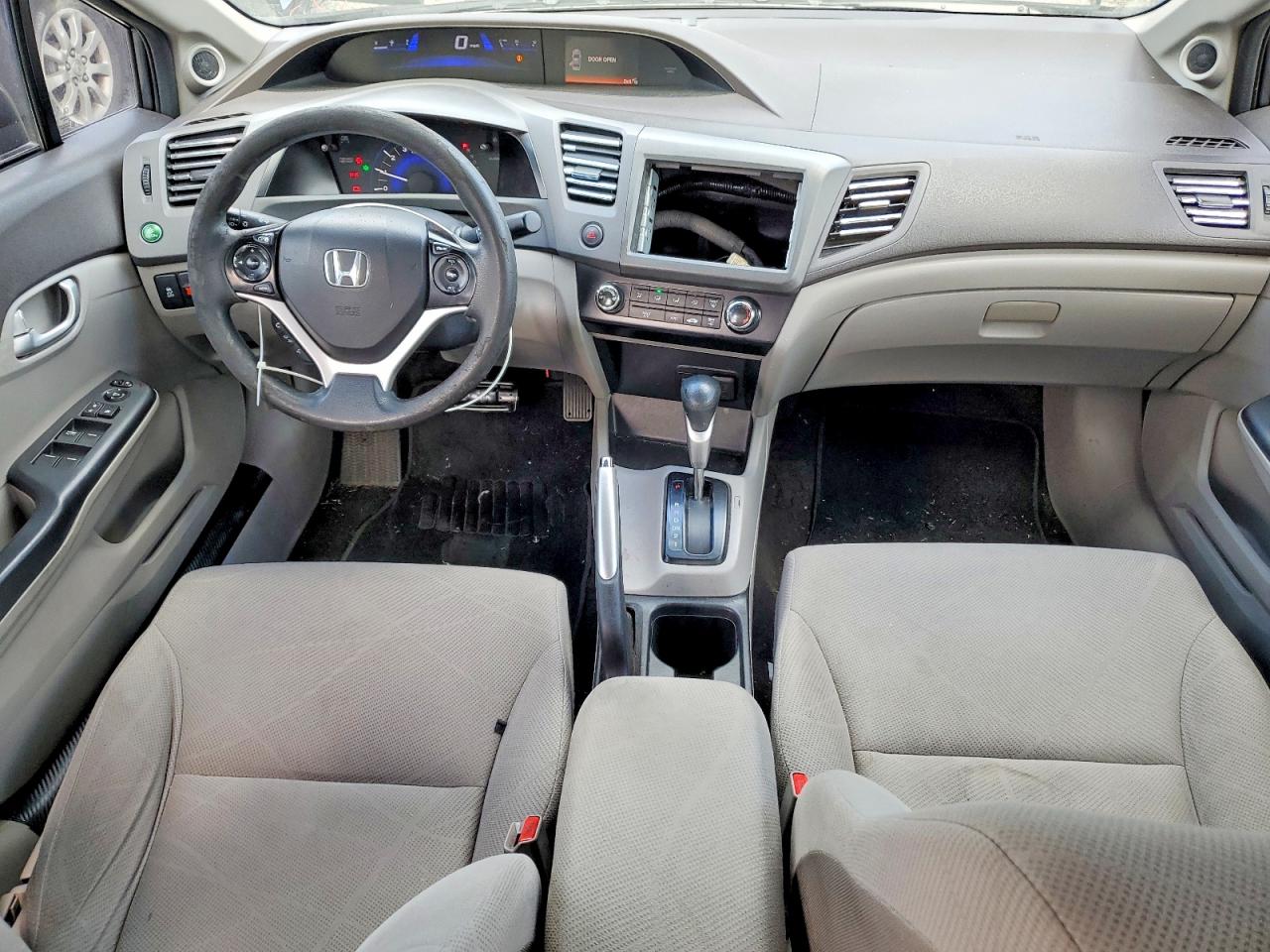 2012 Honda Civic Ex Gray vin: 19XFB2F80CE315583
