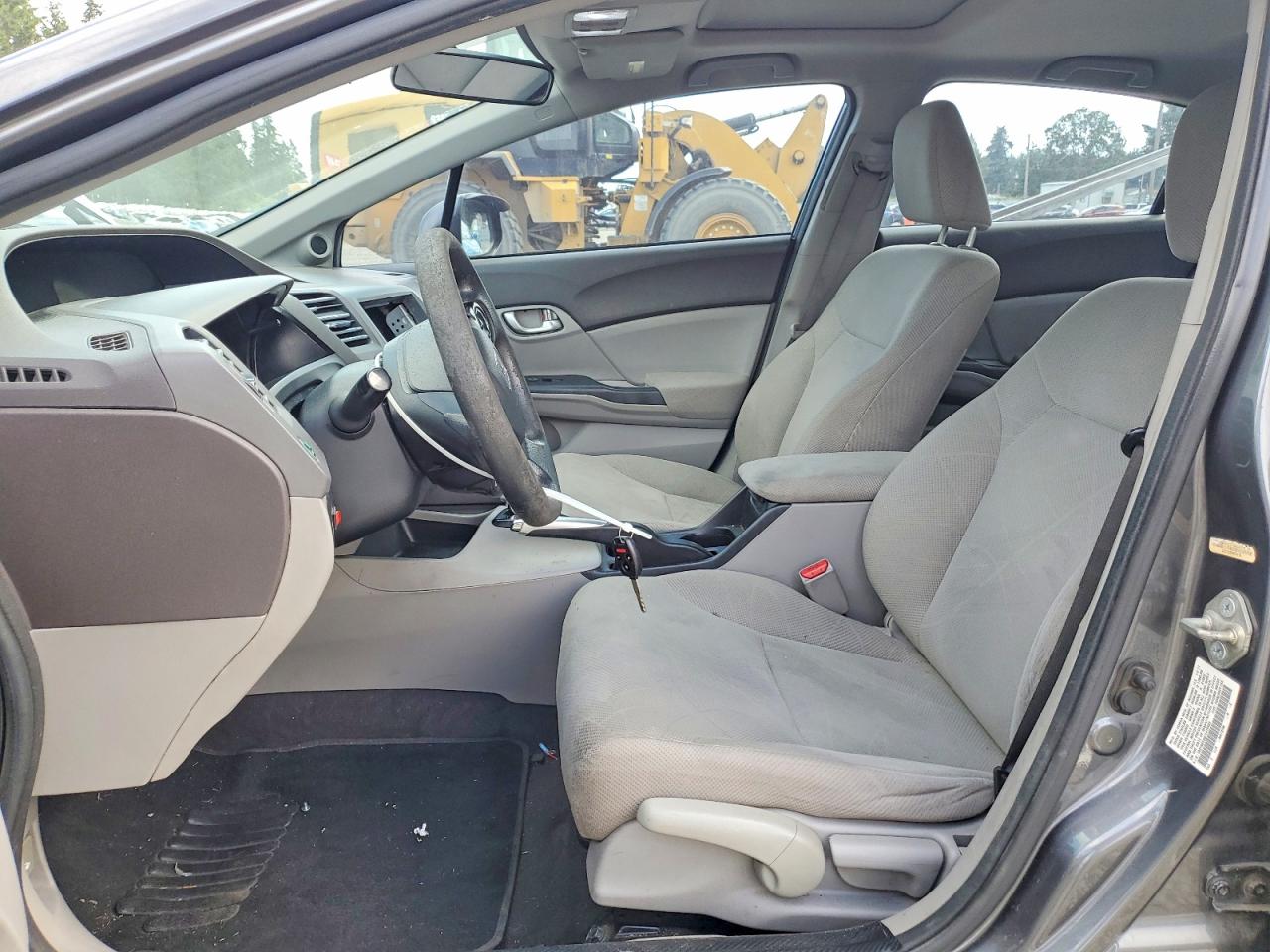 2012 Honda Civic Ex Gray vin: 19XFB2F80CE315583