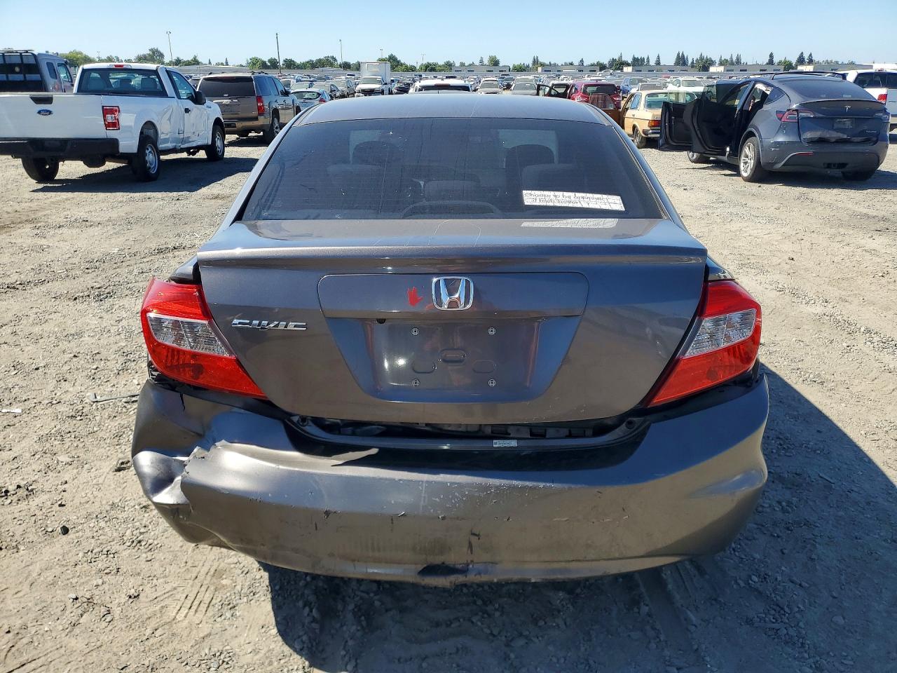 2012 Honda Civic Ex Коричневый vin: 19XFB2F80CE346770
