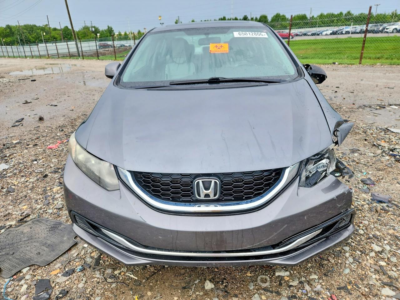 2013 Honda Civic Ex Gray vin: 19XFB2F80DE032005