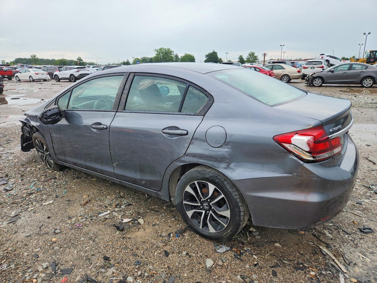 2013 Honda Civic Ex Gray vin: 19XFB2F80DE032005