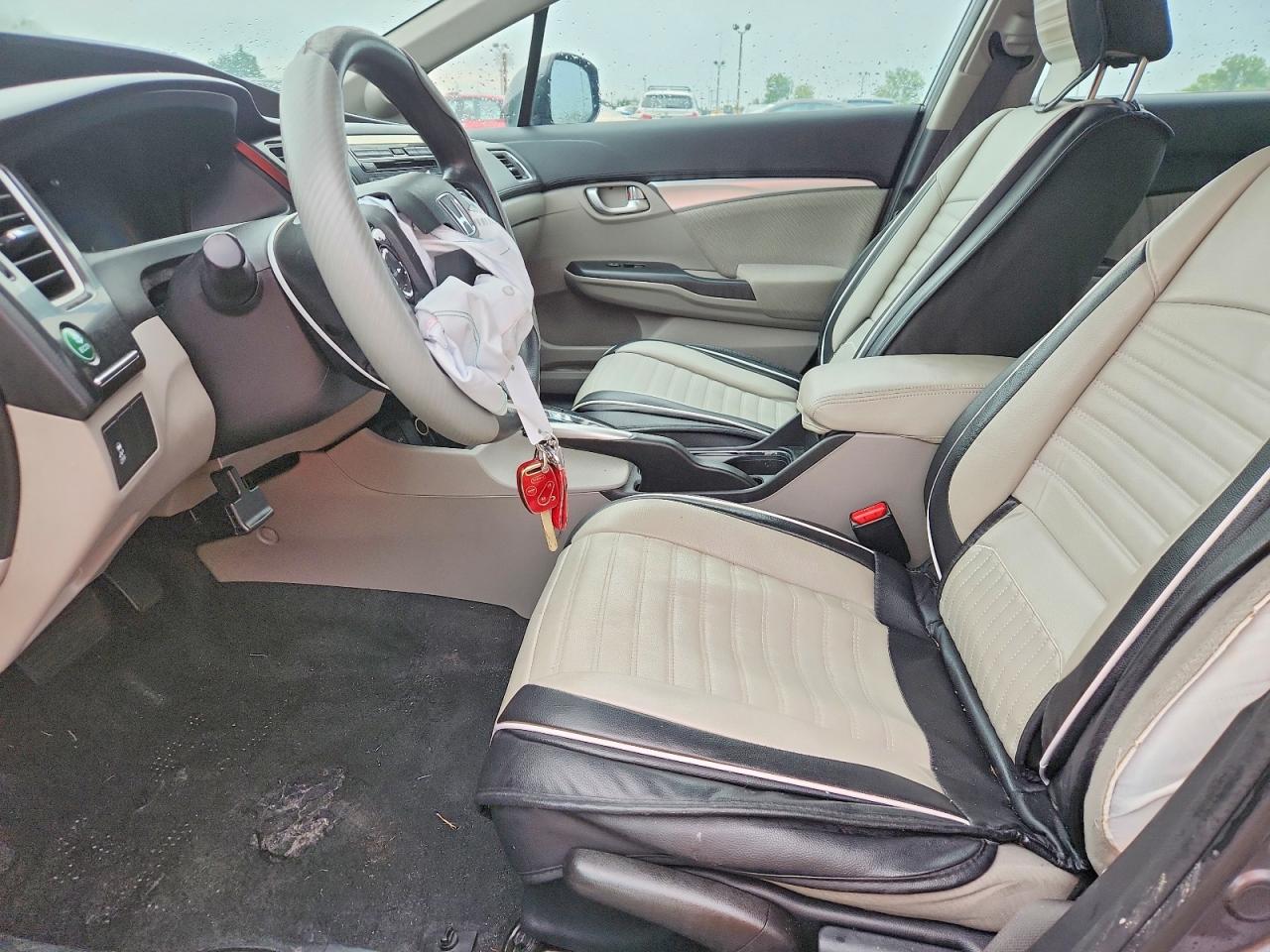 2013 Honda Civic Ex Gray vin: 19XFB2F80DE032005