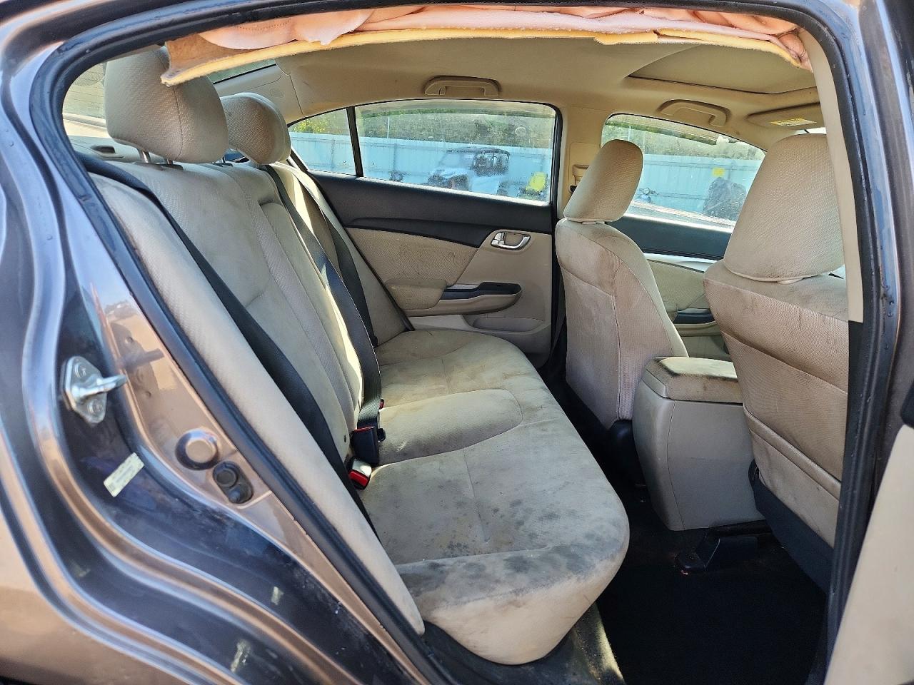 2013 Honda Civic Ex Gray vin: 19XFB2F80DE032523