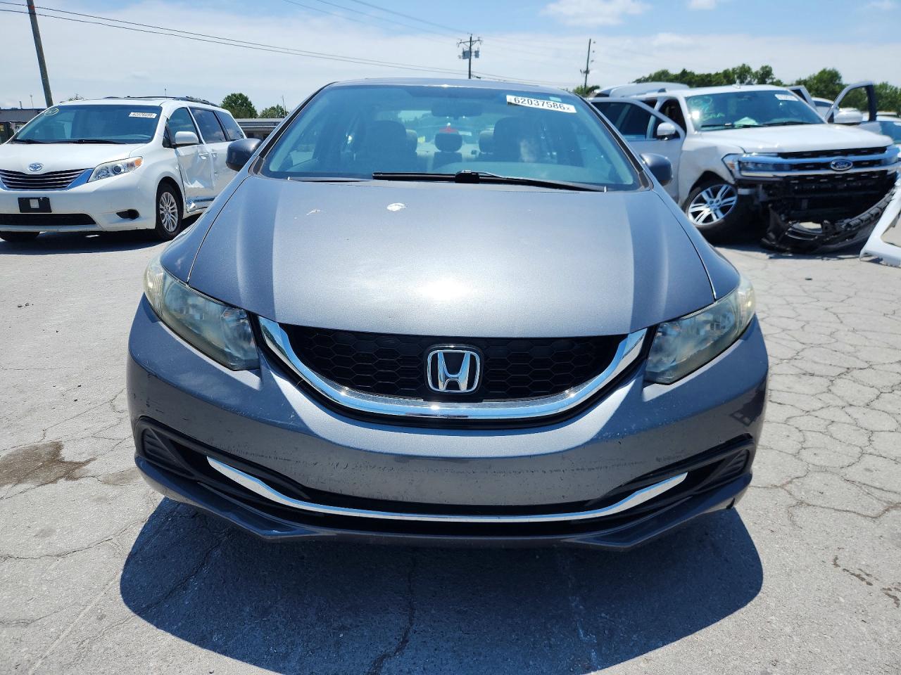 2013 Honda Civic Ex Gray vin: 19XFB2F80DE071287