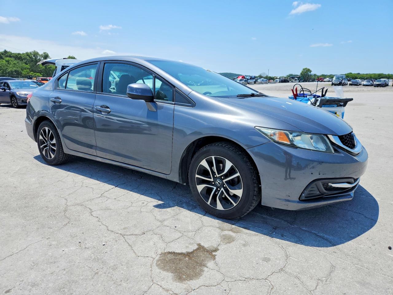 2013 Honda Civic Ex Gray vin: 19XFB2F80DE071287