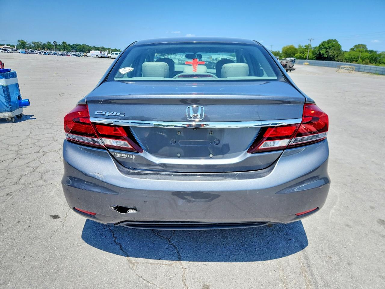 2013 Honda Civic Ex Gray vin: 19XFB2F80DE071287