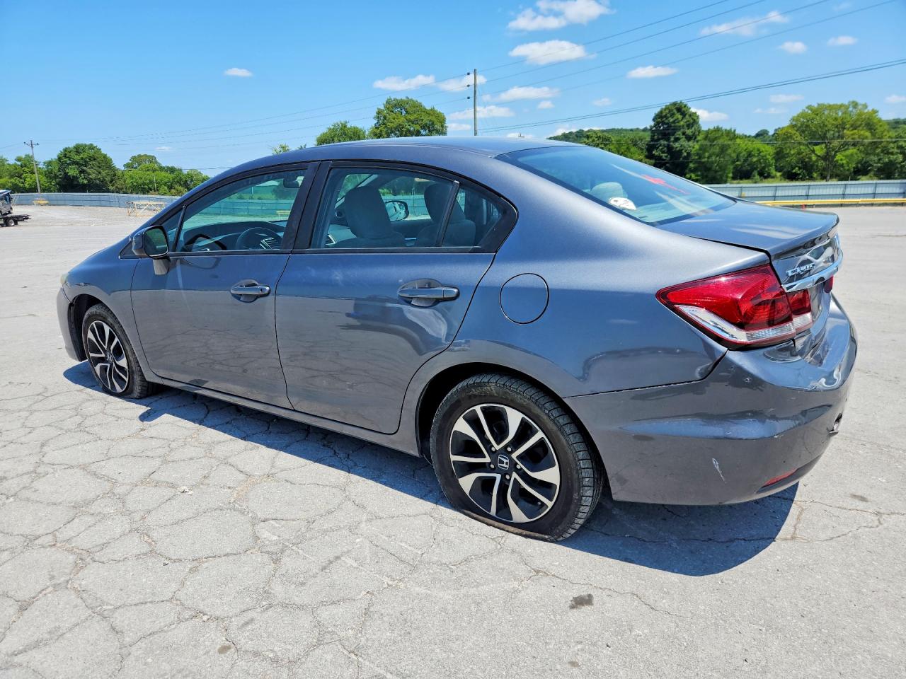 2013 Honda Civic Ex Gray vin: 19XFB2F80DE071287