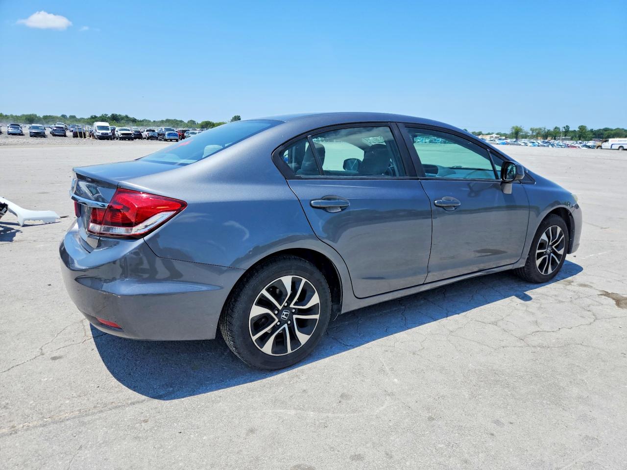 2013 Honda Civic Ex Gray vin: 19XFB2F80DE071287
