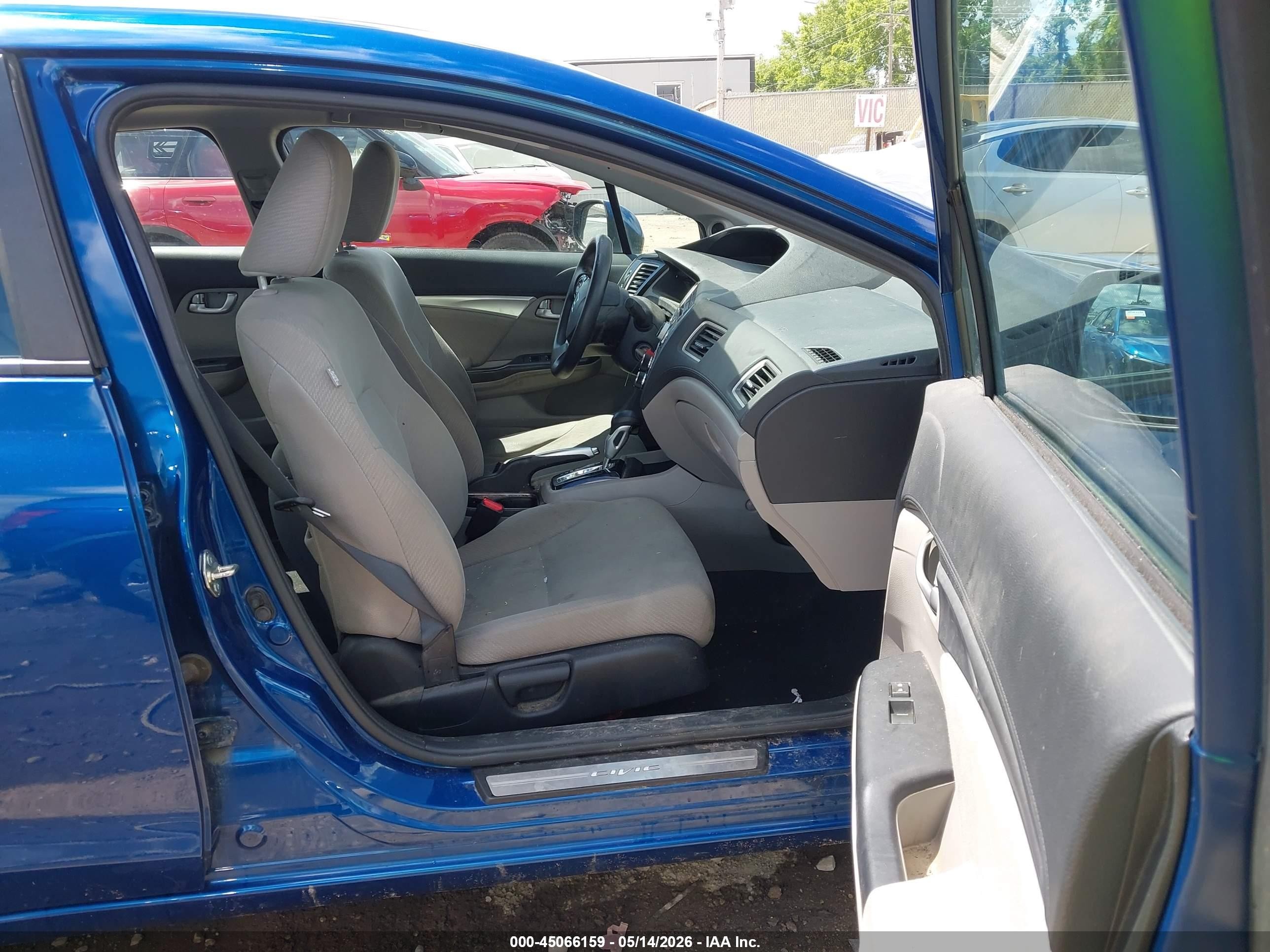 2013 Honda Civic Ex Синий vin: 19XFB2F80DE073041