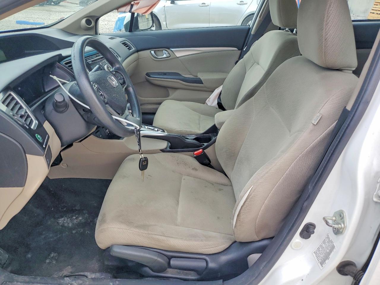 2013 Honda Civic Ex White vin: 19XFB2F80DE085996