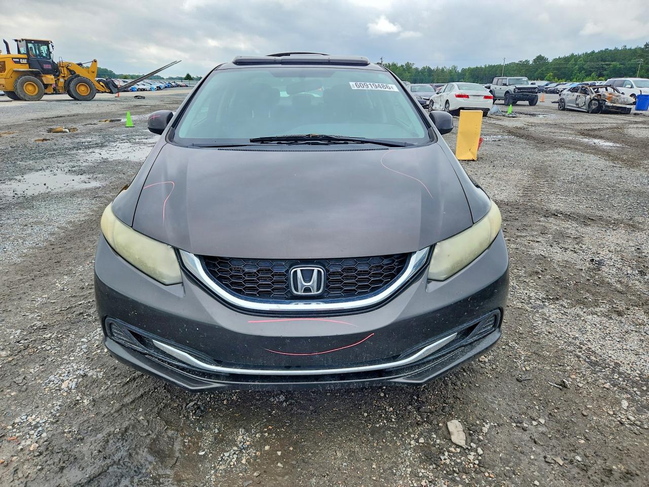 2013 Honda Civic Ex Brown vin: 19XFB2F80DE200015