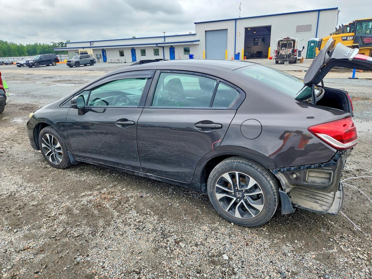 2013 Honda Civic Ex Brown vin: 19XFB2F80DE200015