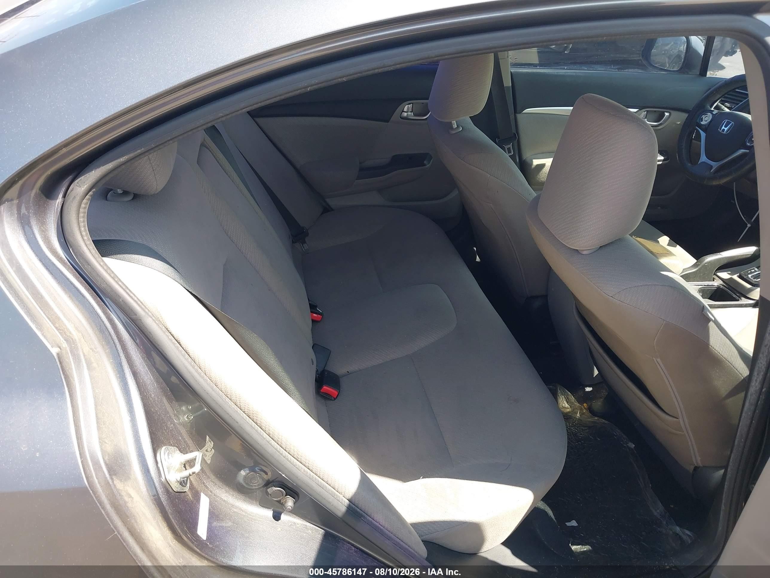 2013 Honda Civic Ex Gray vin: 19XFB2F80DE202377