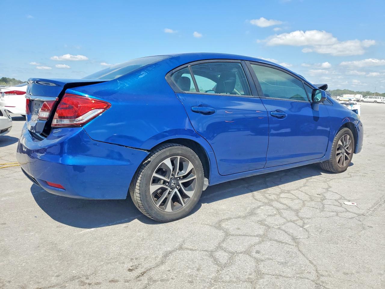 2013 Honda Civic Ex Blue vin: 19XFB2F80DE220829