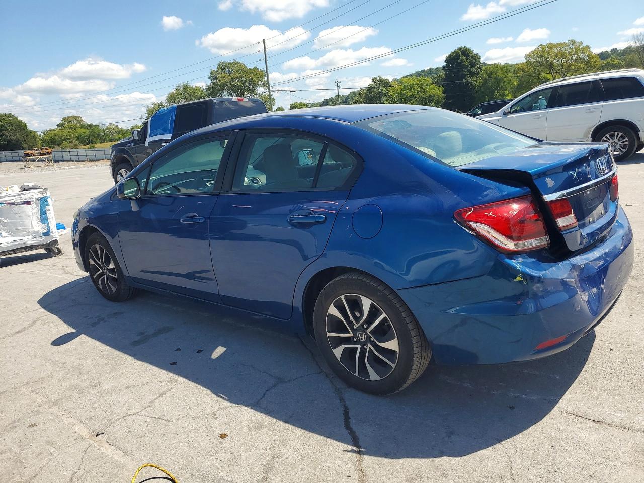 2013 Honda Civic Ex Blue vin: 19XFB2F80DE220829