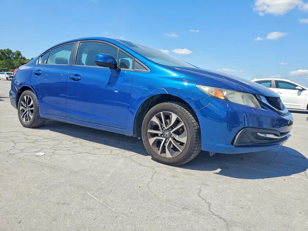 2013 Honda Civic Ex Blue vin: 19XFB2F80DE220829