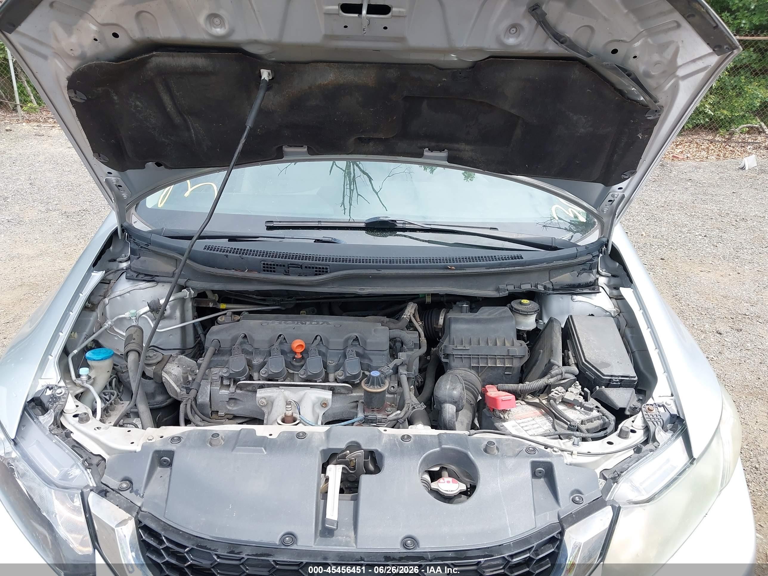 2013 Honda Civic Ex Silver vin: 19XFB2F80DE235203