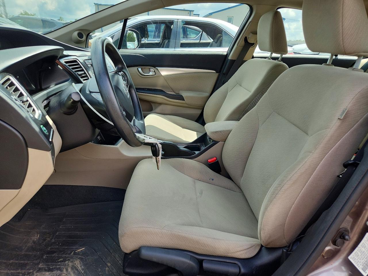 2013 Honda Civic Ex Коричневый vin: 19XFB2F80DE287415
