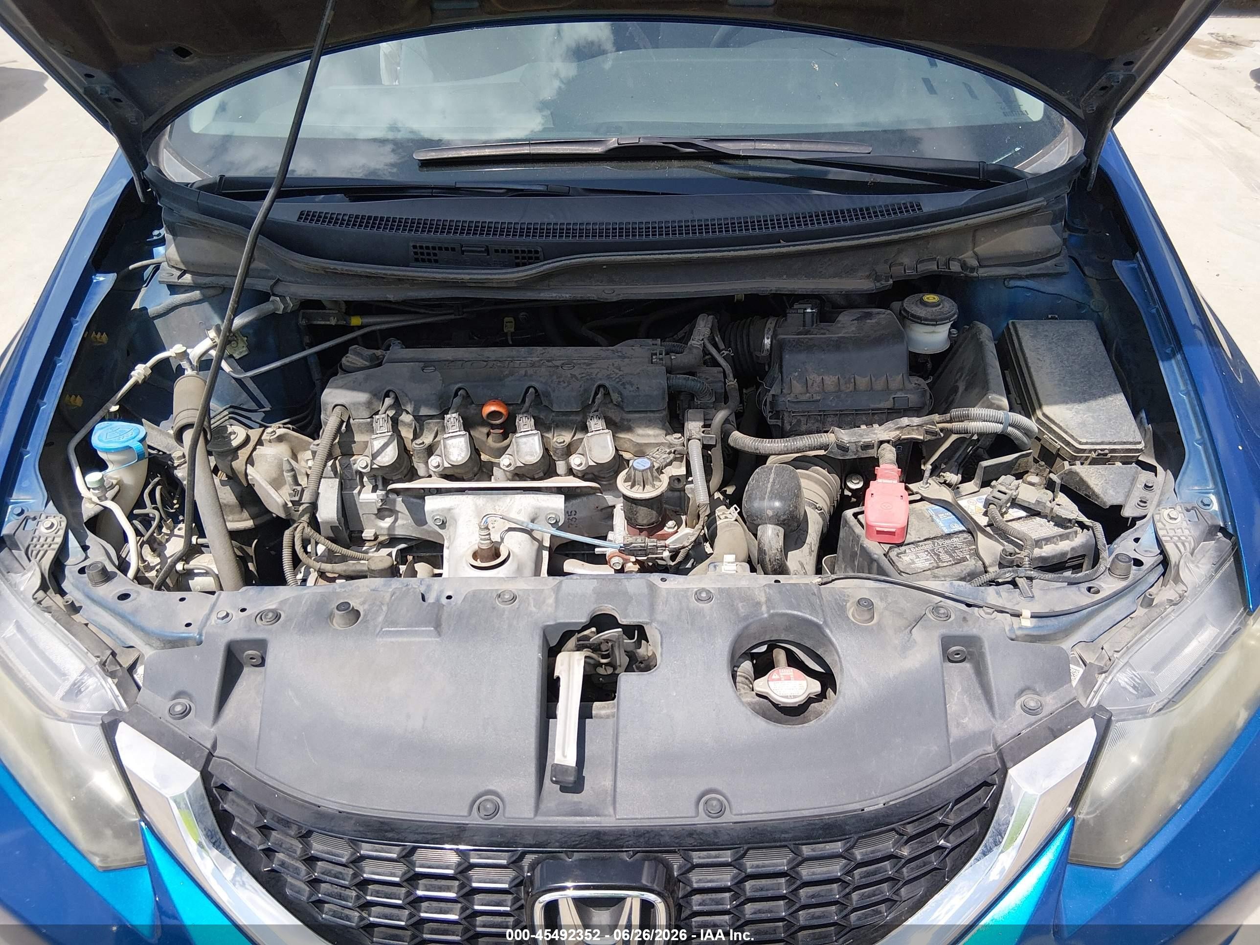 2014 Honda Civic Ex Blue vin: 19XFB2F80EE008045