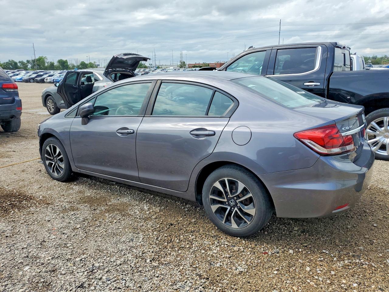 2014 Honda Civic Ex Gray vin: 19XFB2F80EE011687