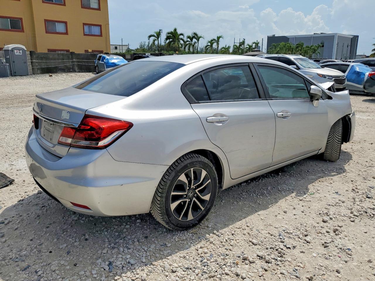 2014 Honda Civic Ex Silver vin: 19XFB2F80EE032040