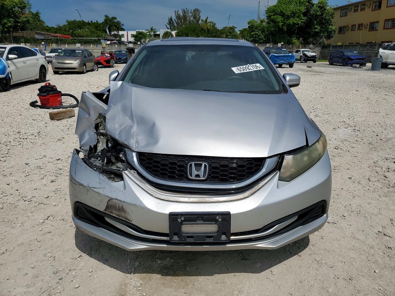 2014 Honda Civic Ex Silver vin: 19XFB2F80EE032040