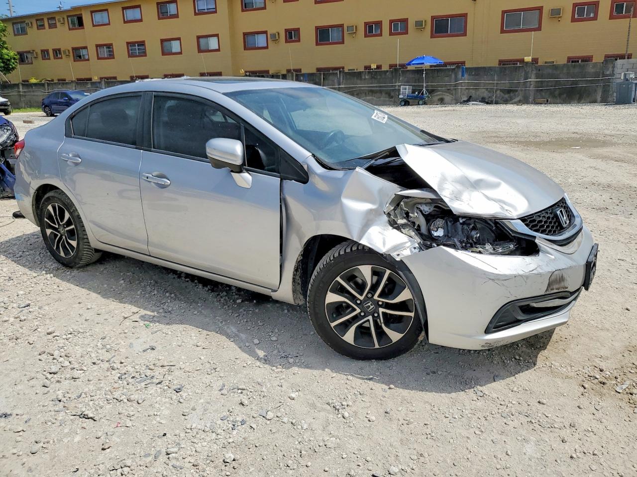 2014 Honda Civic Ex Silver vin: 19XFB2F80EE032040