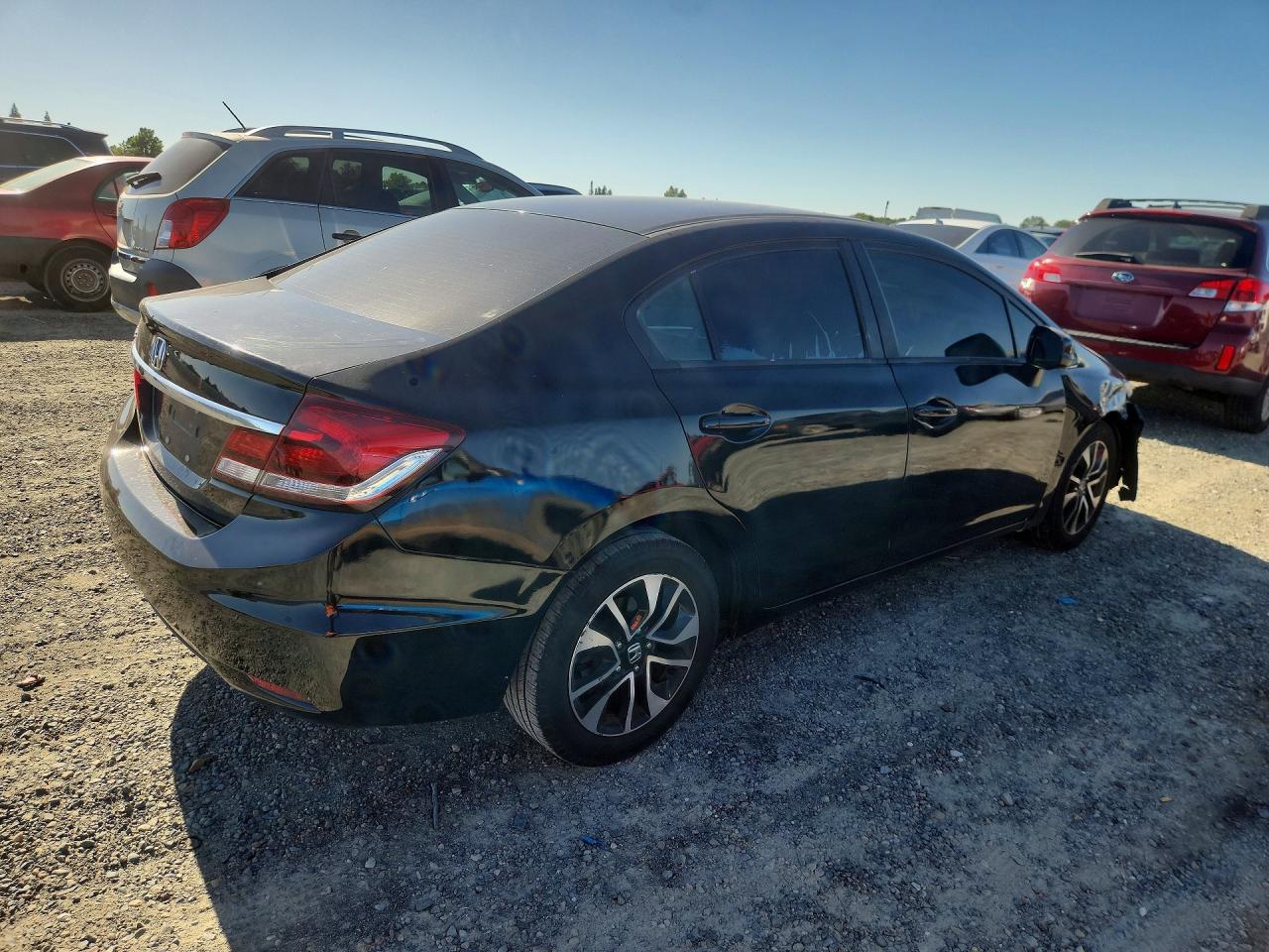2014 Honda Civic Ex Black vin: 19XFB2F80EE048139
