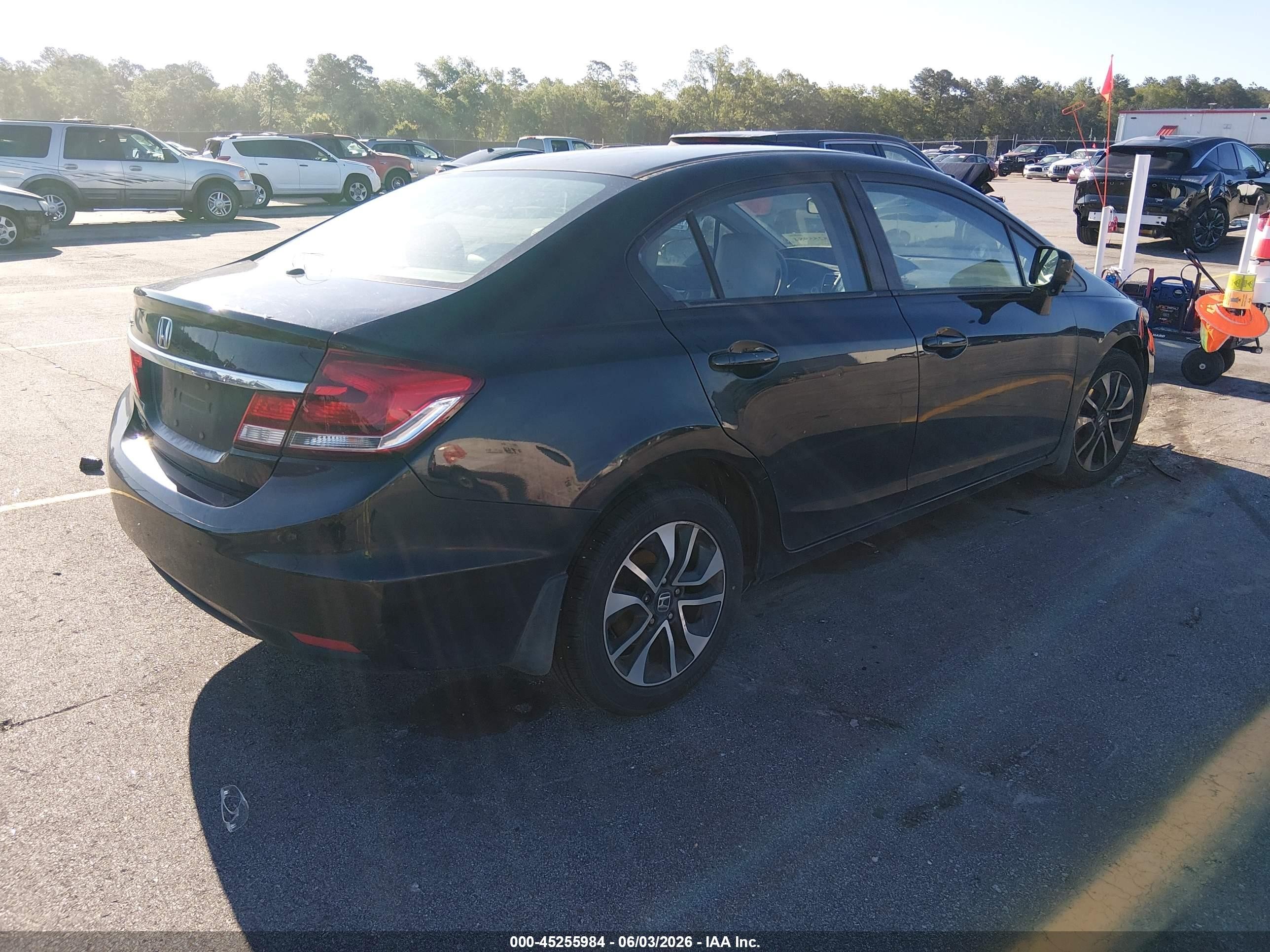 2014 Honda Civic Ex Black vin: 19XFB2F80EE054507