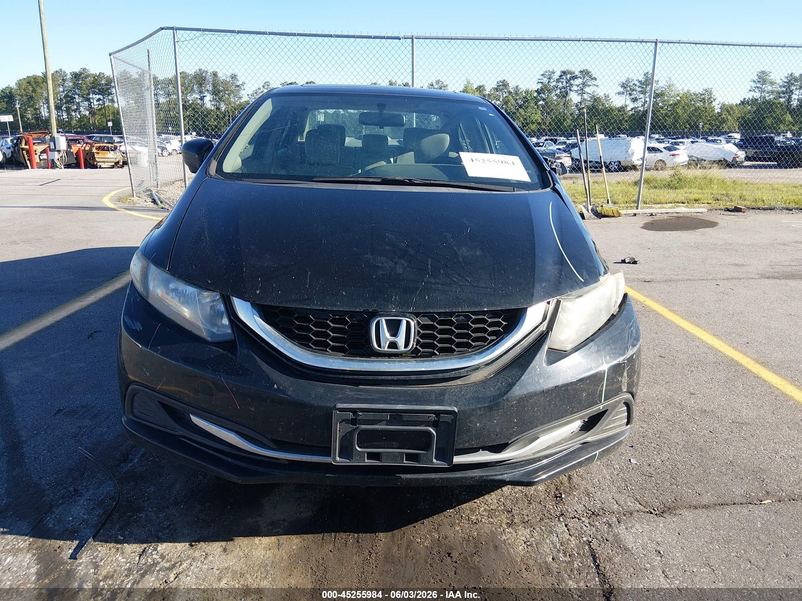 2014 Honda Civic Ex Black vin: 19XFB2F80EE054507
