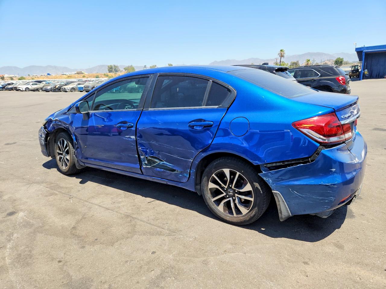 2014 Honda Civic Ex Blue vin: 19XFB2F80EE263620
