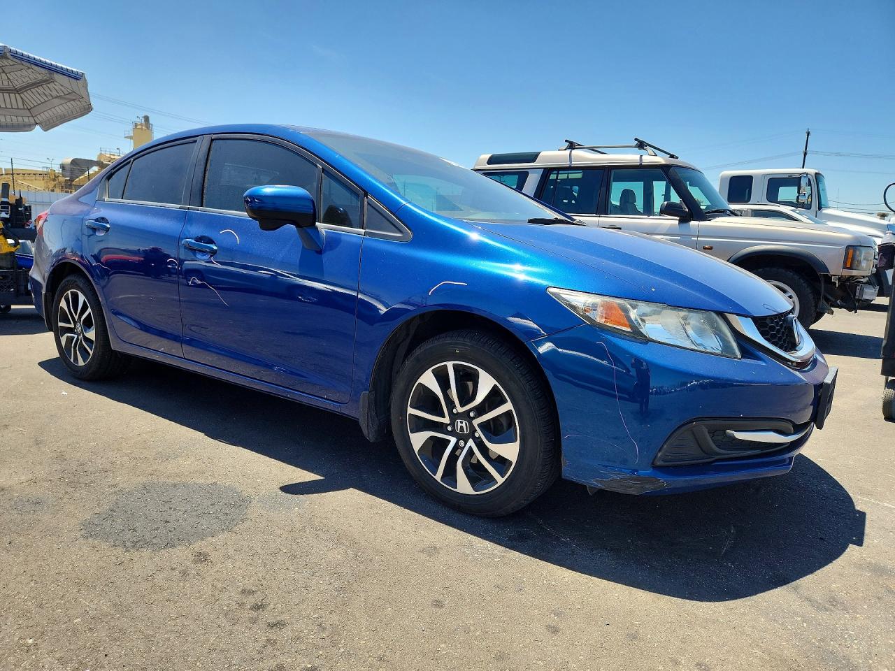 2014 Honda Civic Ex Blue vin: 19XFB2F80EE263620