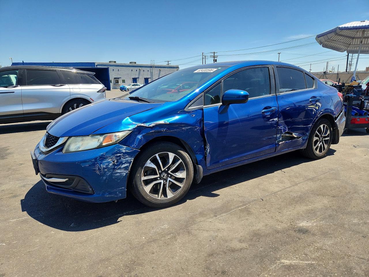 2014 Honda Civic Ex Blue vin: 19XFB2F80EE263620