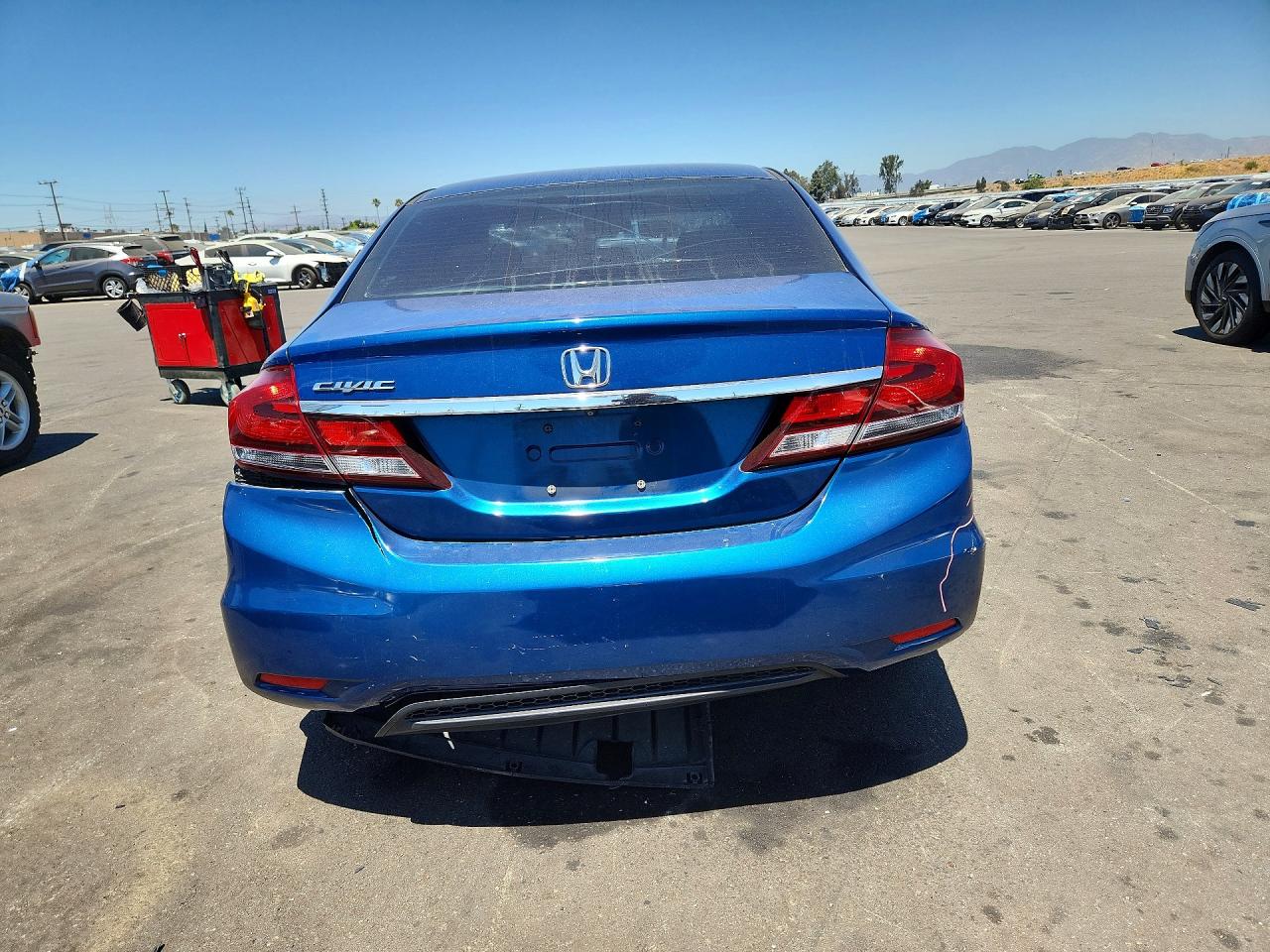 2014 Honda Civic Ex Blue vin: 19XFB2F80EE263620