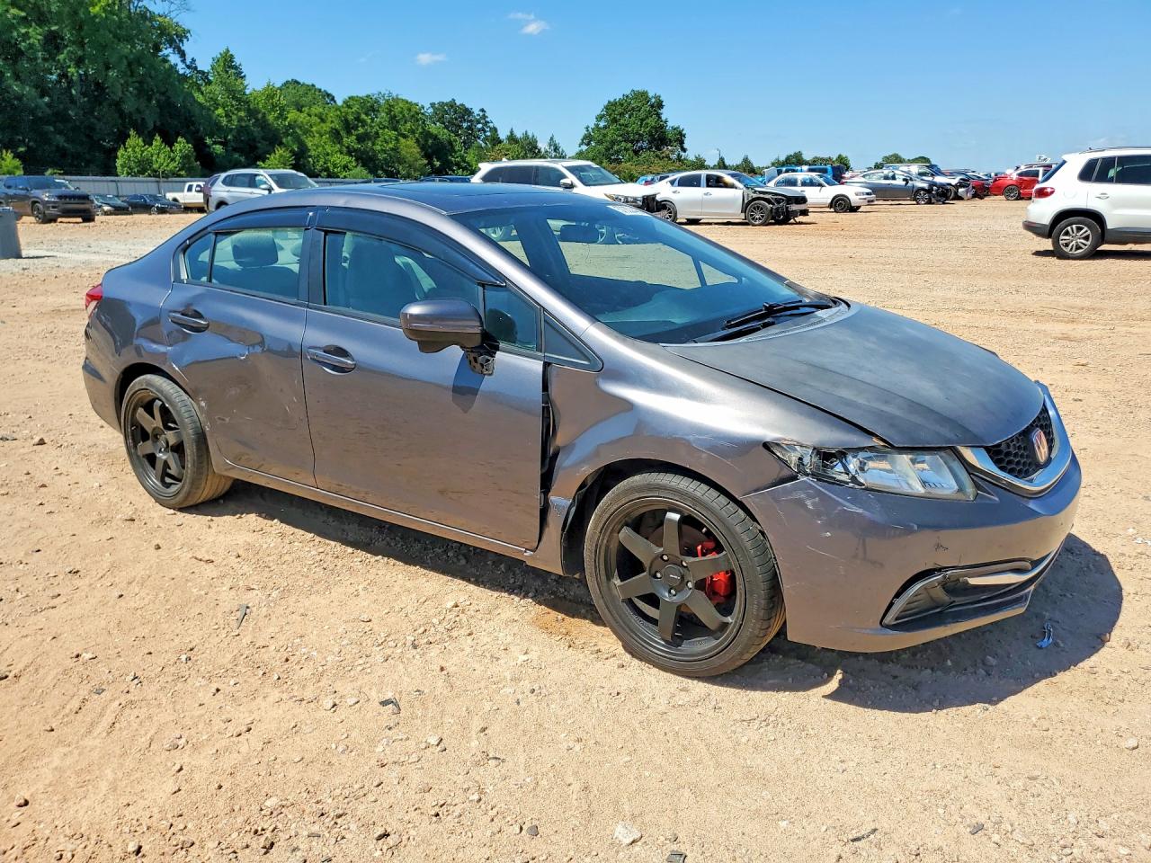2014 Honda Civic Ex Gray vin: 19XFB2F80EE268431