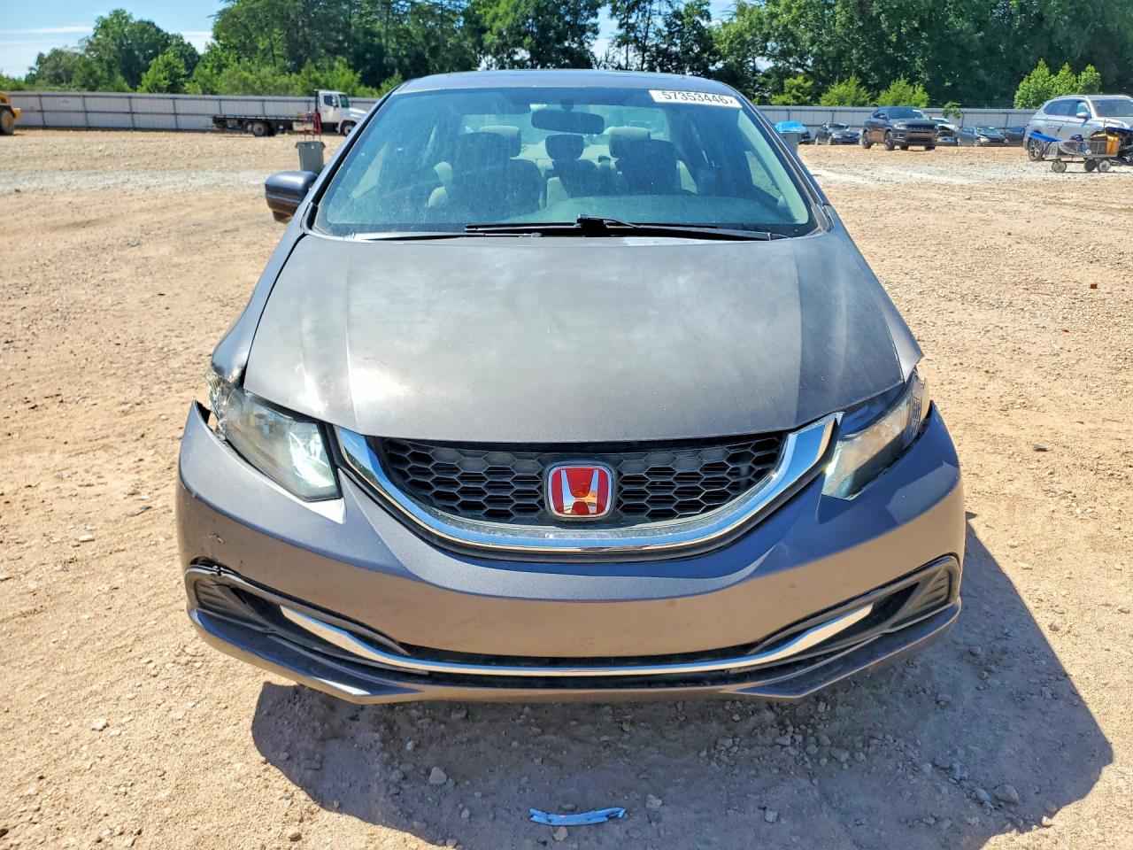 2014 Honda Civic Ex Gray vin: 19XFB2F80EE268431