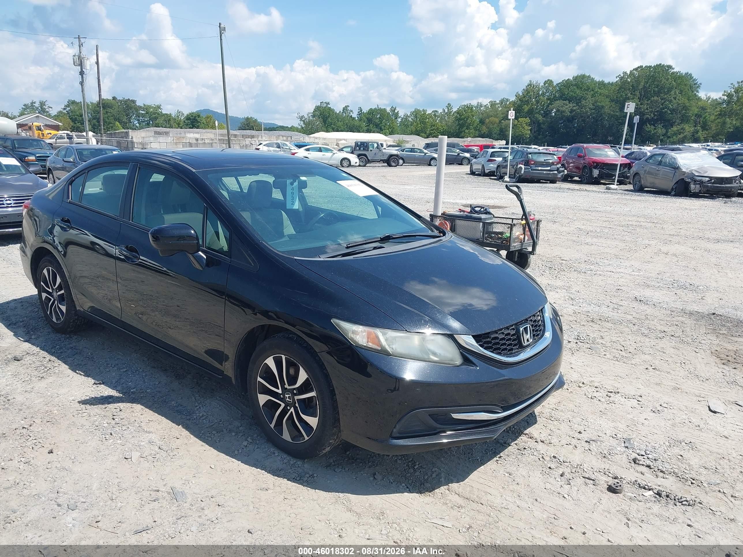 2015 Honda Civic Ex Black vin: 19XFB2F80FE006619