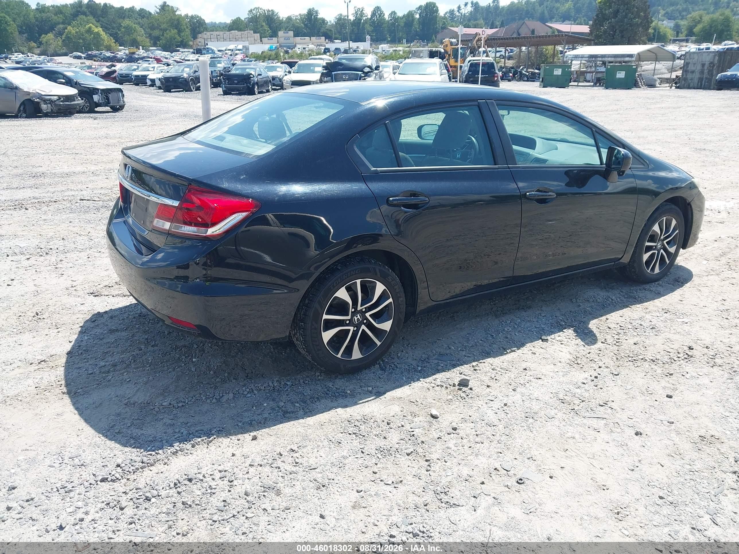 2015 Honda Civic Ex Black vin: 19XFB2F80FE006619